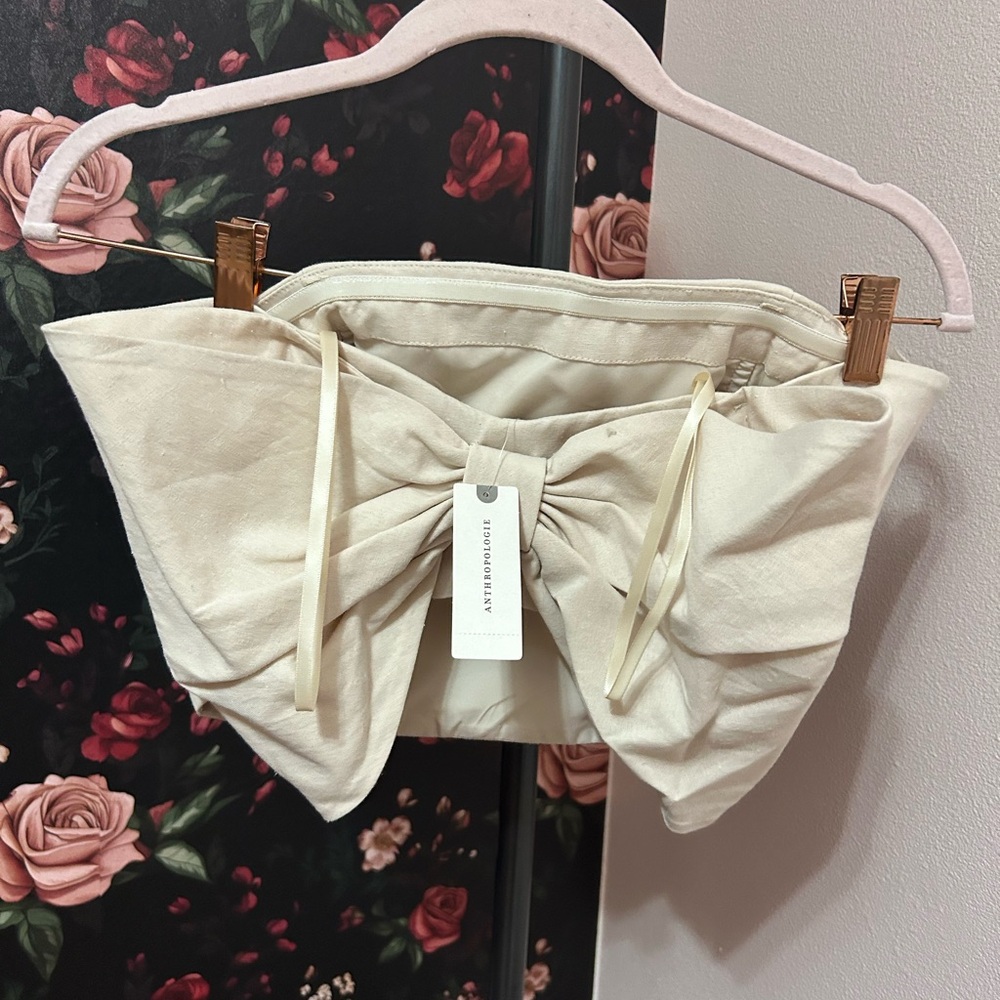 Hutch Ivory Strapless Top - Picture 2 of 3